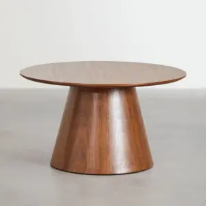 Apvalus medinis kavos staliukas AURUM Ø80cm