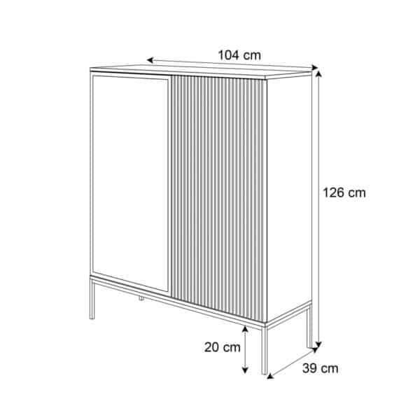 Vitrina SETO WT104 cashmere - Image 7